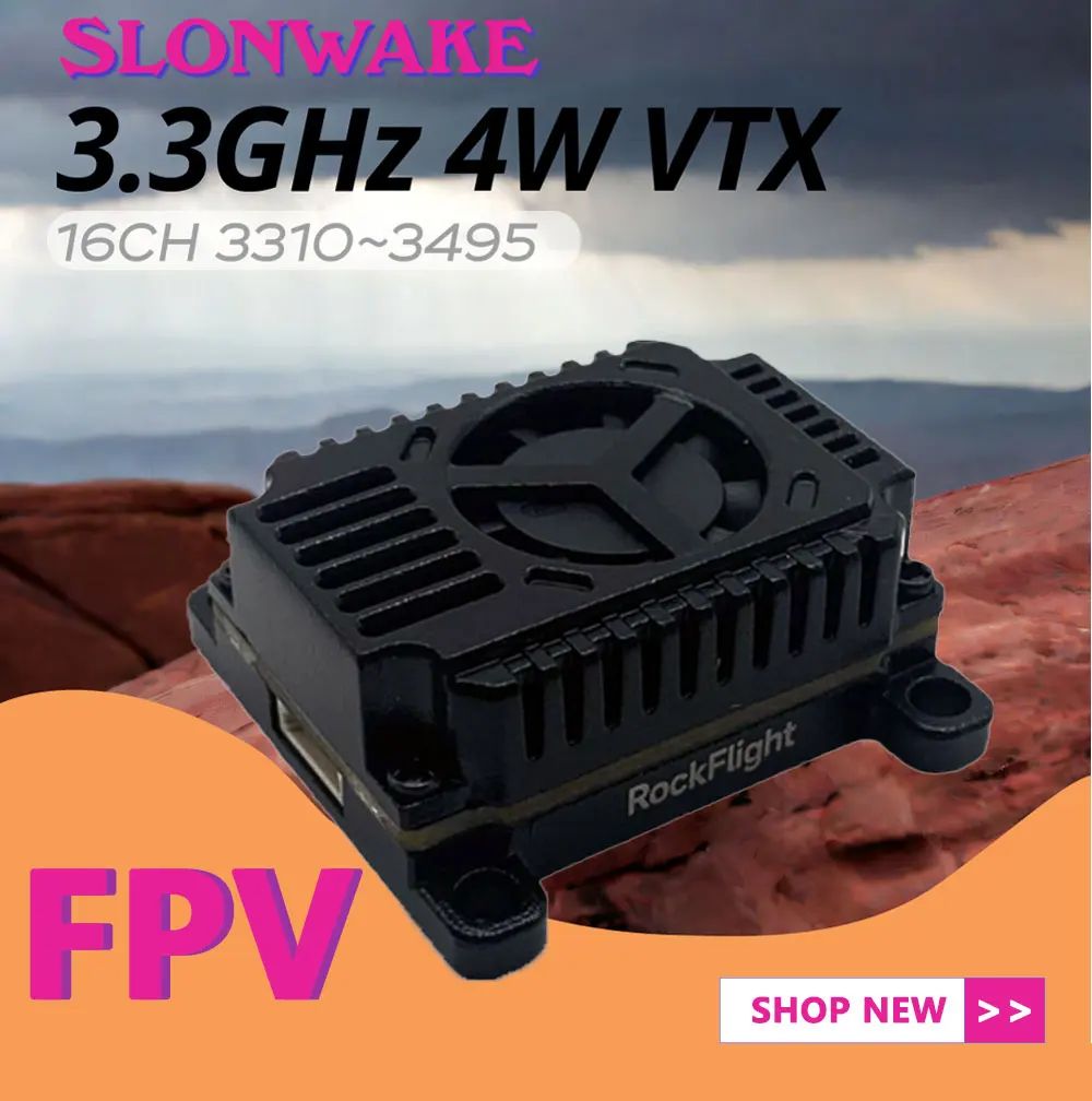 SLONWAKE FPV 3.3G 16CH 4000mW  - Drone Receiver 评论和价格