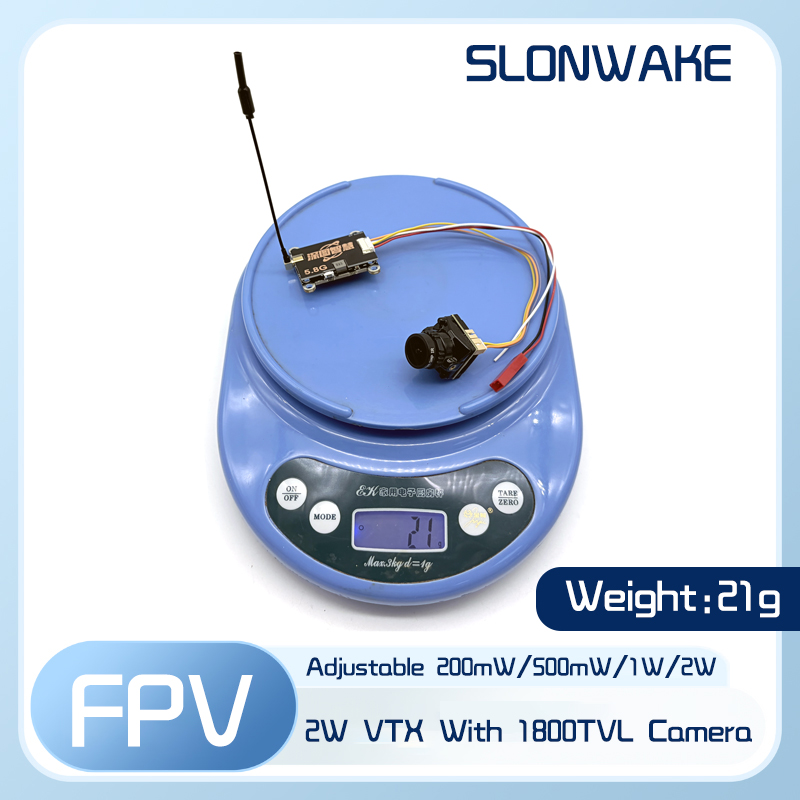 SLONWAKE 5.8G 56CH 2W transmit - Drone Receiver 评论和价格