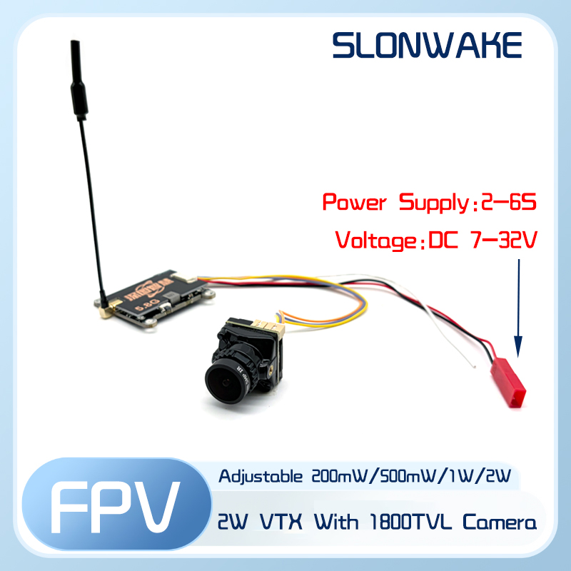 SLONWAKE 5.8G 56CH 2W transmit - Drone Receiver 评论和价格