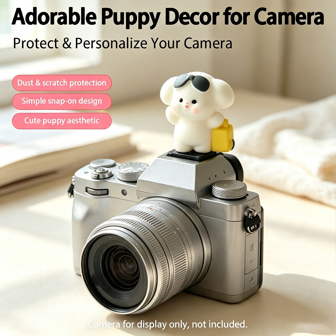 Cute 3D Puppy Camera Hot Shoe  - Canon Camera Eos R8 评论和价格